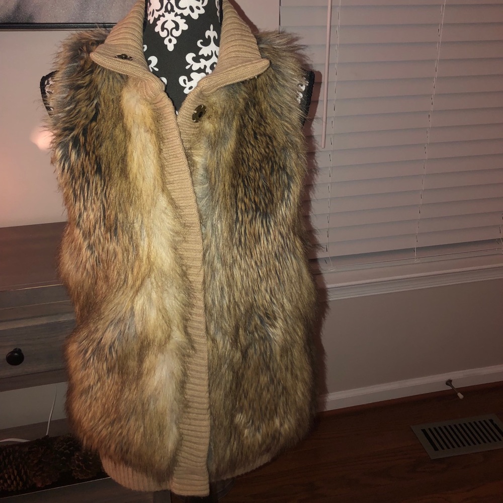 Michael Kors Faux Fur Vest